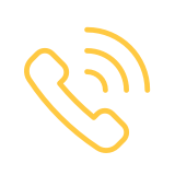 Yellow phone icon